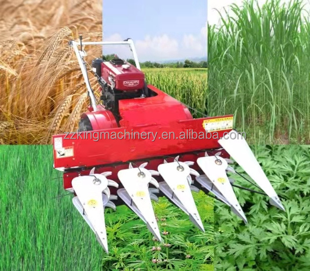 Mini Wheat Harvest Grain  Rice Paddy Reaper Swather