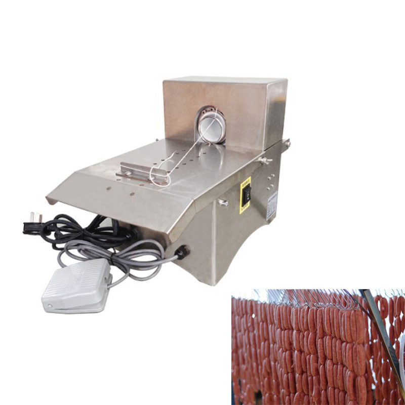 small Sausage Binding Wire Machines / Electric Sausage Tying Machine / Meat Sausage Tying Machine