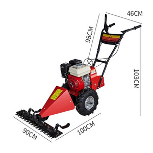 80cm /90cm / 100cm /120cm Gasoline Petrol Diesel Power Type sickle bar mower / Mini tractor scythe mower