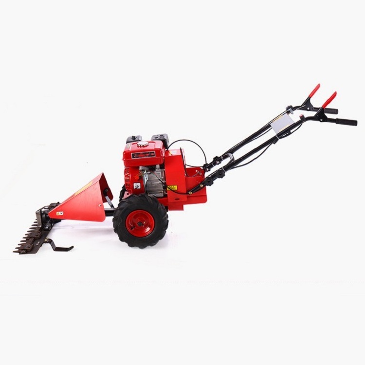 Petrol gasoline grass cutting machine lawn mower scythe mower for field farm