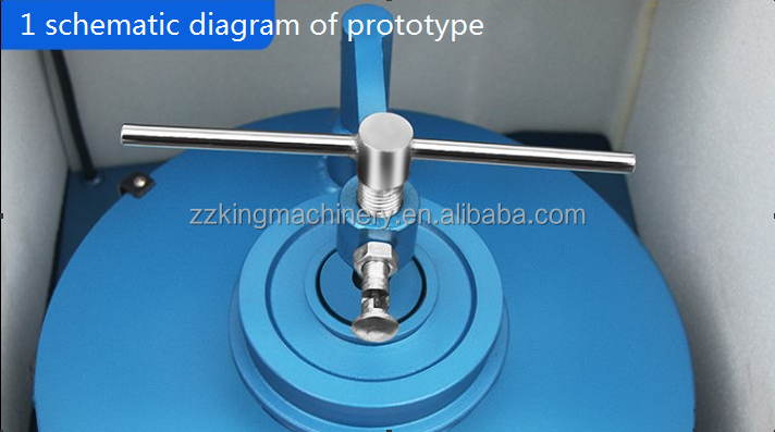 Sample pulverizer coal ore gangue test grinding pulverizer fast sealing series