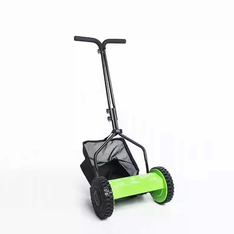 20in 4 wheels hand push manual grass cutting machine / Two-wheel 12-inch manual lawn mower /Hand push lawn mower