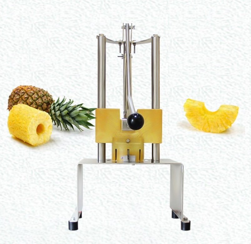 fresh manual pineapple peeling machine/ pineapple peeler with 304 stainless steel pineapple cutter/pineapple cutting machine