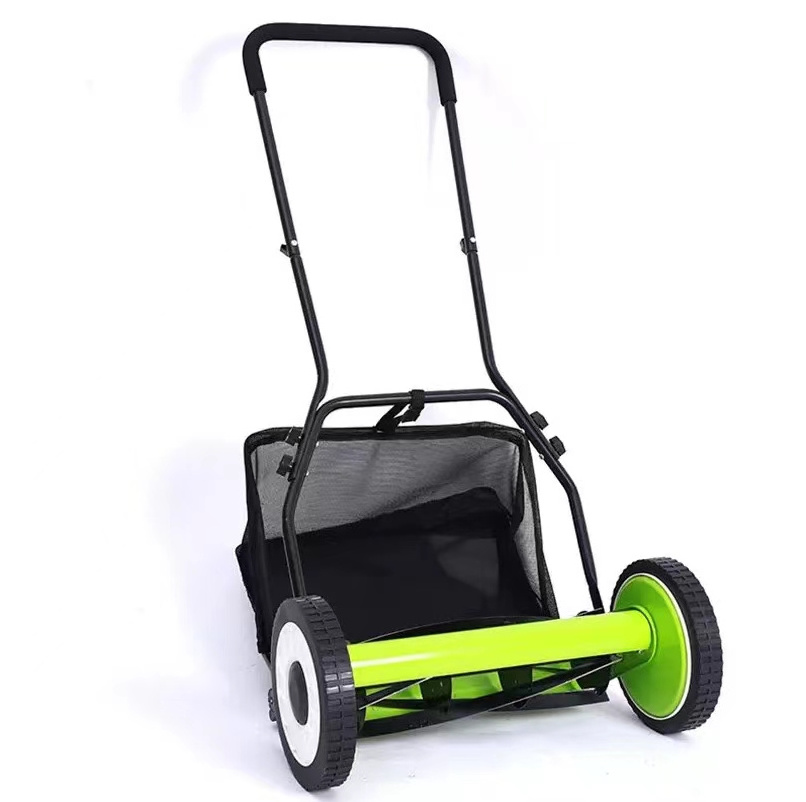 20in 4 wheels hand push manual grass cutting machine / Two-wheel 12-inch manual lawn mower /Hand push lawn mower