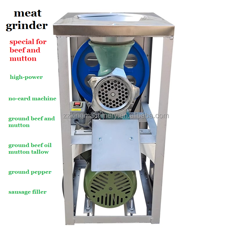 Multi-functional meat mincing machine sausage stuffer special mincing machine for beef, mutton and beef tallow goat oil