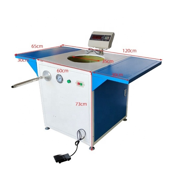 small automatic down jacket feather goose weight filling machine