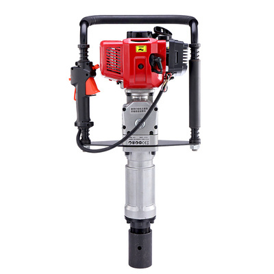 4-stroke small mini hand Gasoline vibratory fence pile driver/post driver/pile hammer