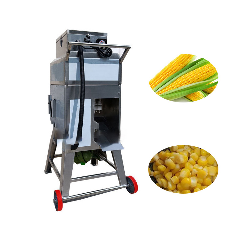 Automatic commercial used sweet corn seed cutter machine / automatic corn cob kernel remover / sweet corn cutting machine