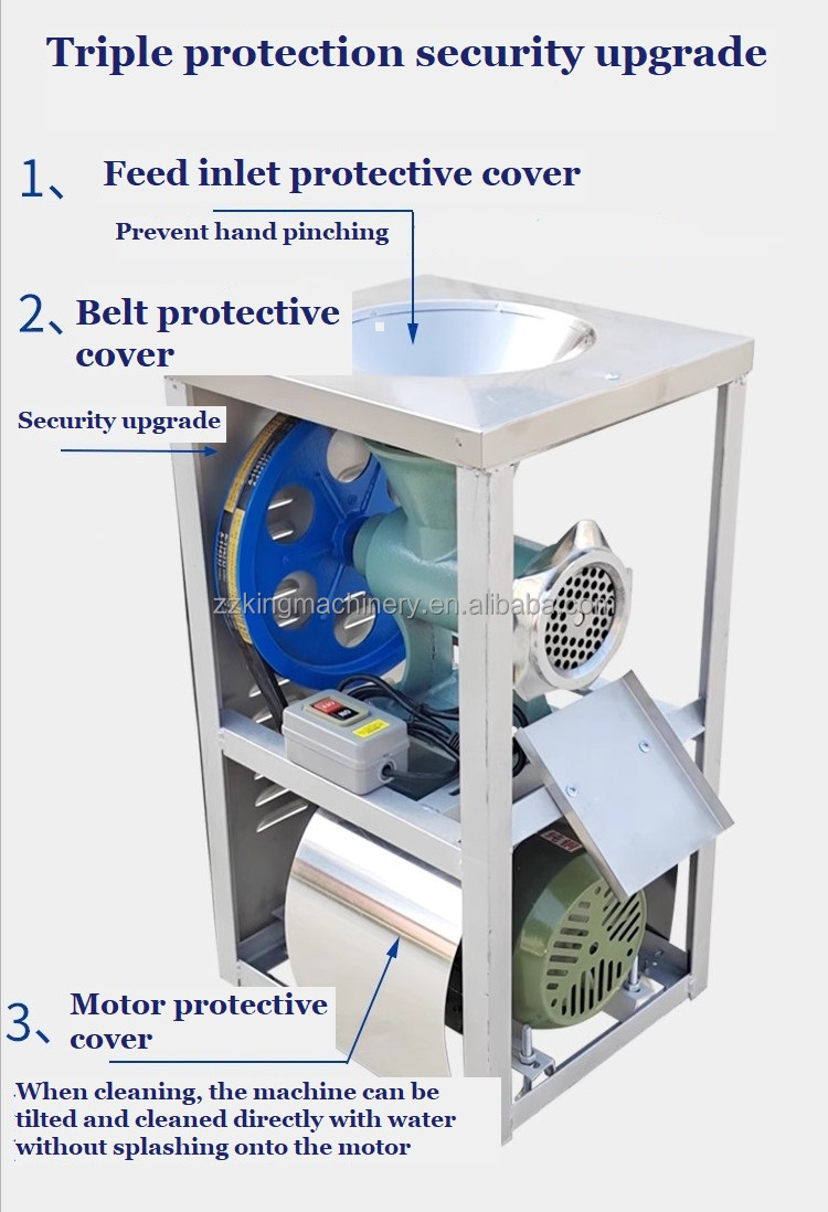 Multi-functional meat mincing machine sausage stuffer special mincing machine for beef, mutton and beef tallow goat oil