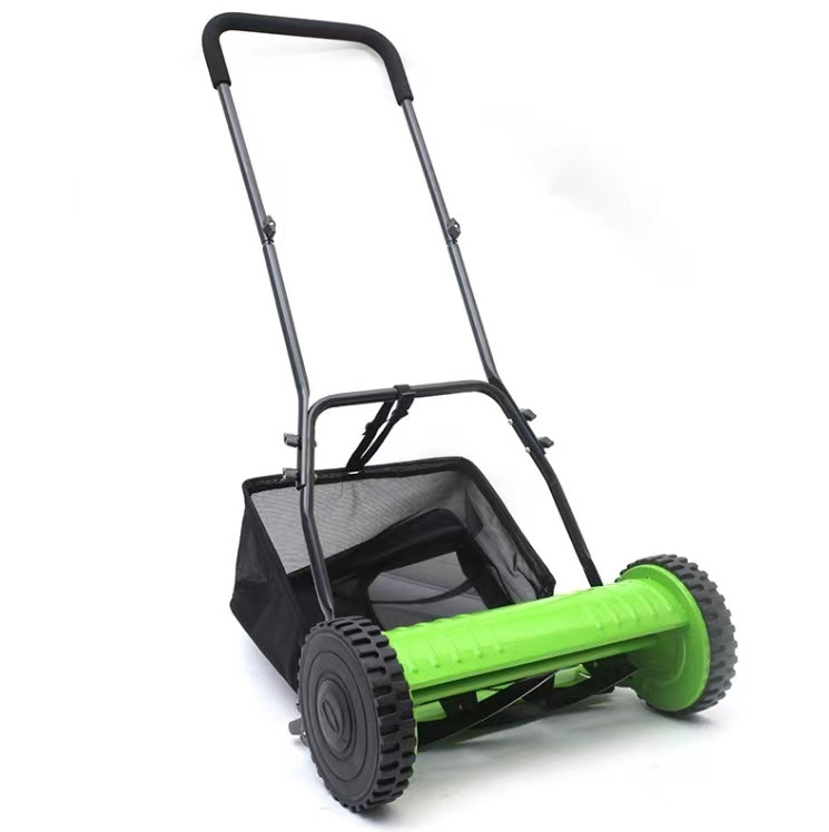 20in 4 wheels hand push manual grass cutting machine / Two-wheel 12-inch manual lawn mower /Hand push lawn mower