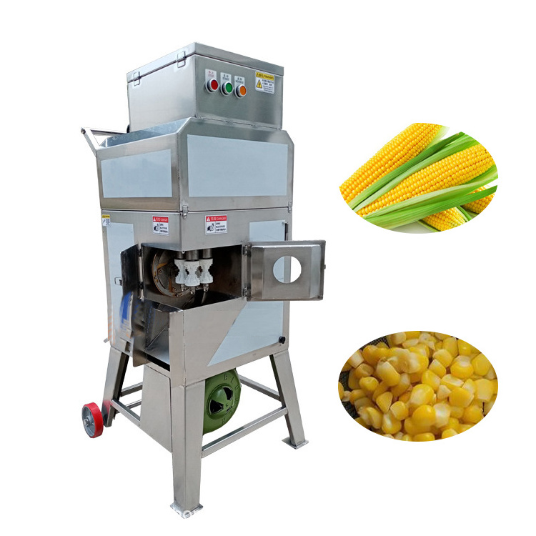 Automatic commercial used sweet corn seed cutter machine / automatic corn cob kernel remover / sweet corn cutting machine