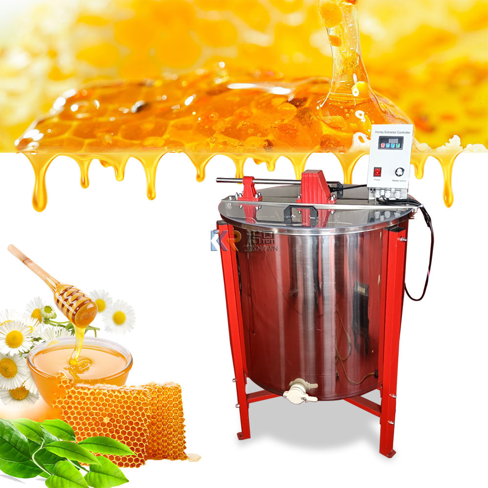 Multiple Models Honey Bee Comb Separator Customized 4-8 Frame Stainless Steel Commercial Honey Extractor