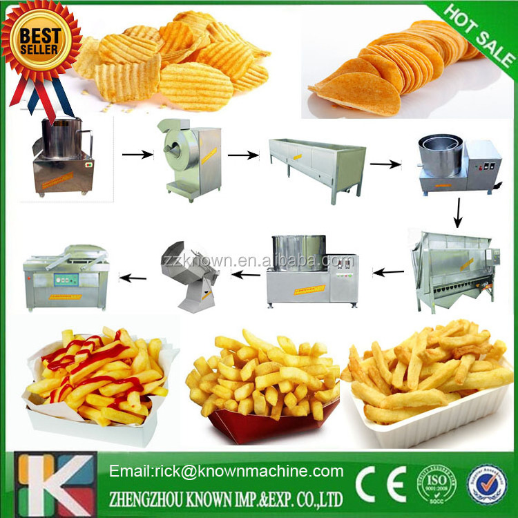 2022 Small potato chips making machines /potato chips making machine/potato flakes production line