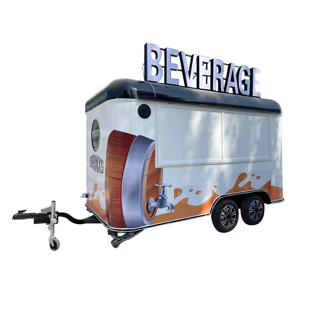 2024 Street Mobile Kitchen Gyros Churros Fast Food Trailers Fully Equipped Mobile Food Trucks With Full Kitchen For Sale