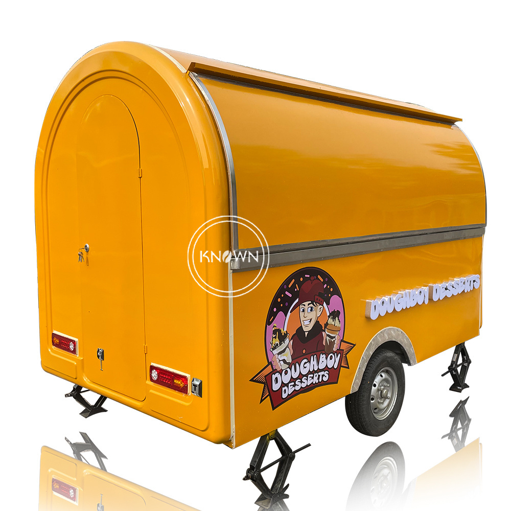 2024 New Mobile Commercial Food Carts Street Shop Trailer Coffee Truck Food Street Night Market Milk Tea Ice Cream