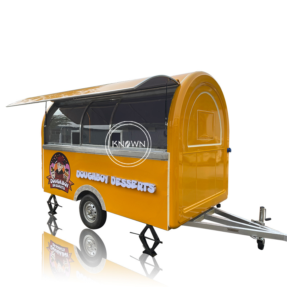 2024 New Mobile Commercial Food Carts Street Shop Trailer Coffee Truck Food Street Night Market Milk Tea Ice Cream