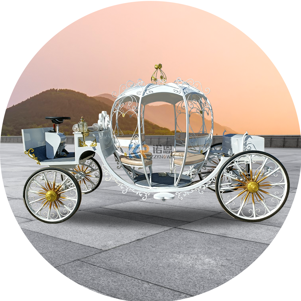 2024 Hot Sale Exclusive Design Luxury Classical Princess Royal Carriage Chinese Style Wedding Sightseeing Carriage