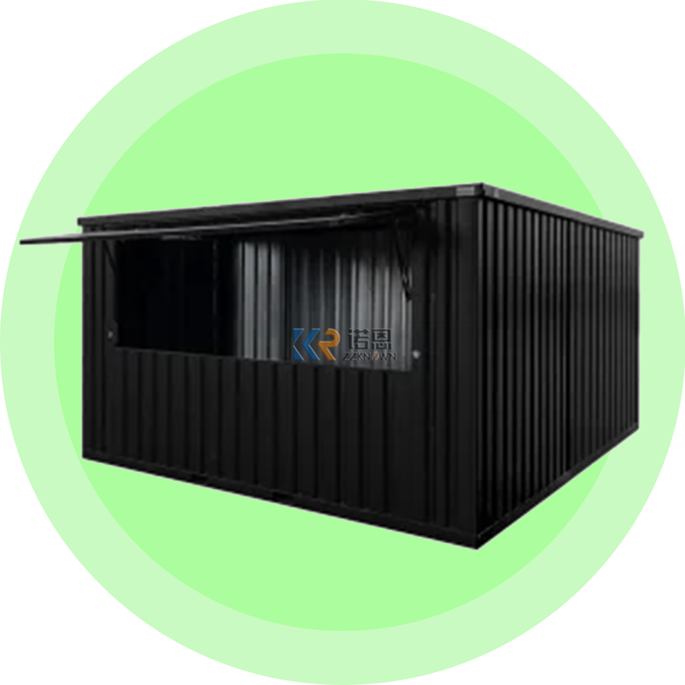 Modern Luxury 20ft Shipping Container with Kitchen Prefab House Booth for Outdoor Cafe Kiosk Pop-Up Shop Coffee Bar