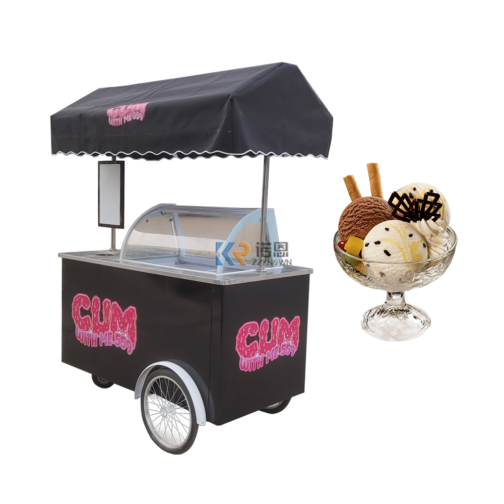 2024 Fast Delivery Mobile Cart Food Kiosk For Sale Food Trailer Ice Cream Cart For Sale