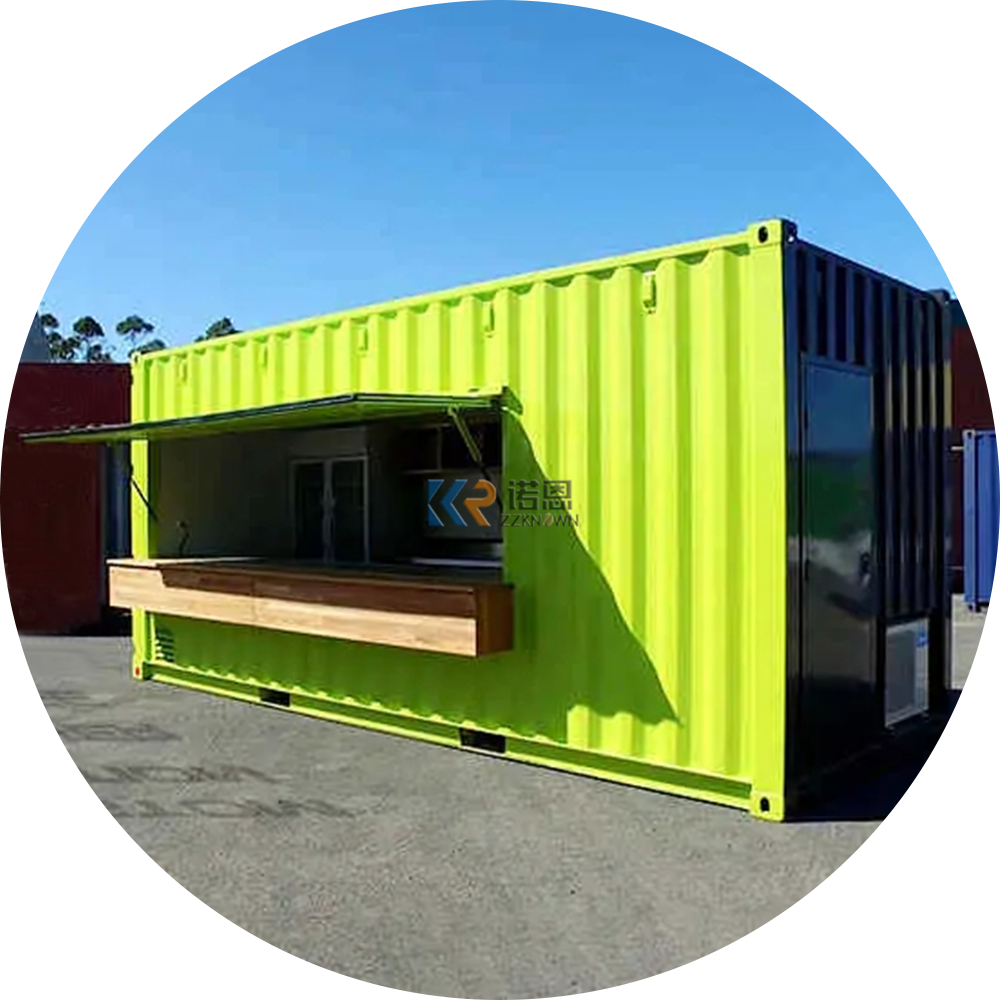 40ft 2 Bedroom Shipping Container 40ft Glass Door Living Prefabricated Shipping Container House