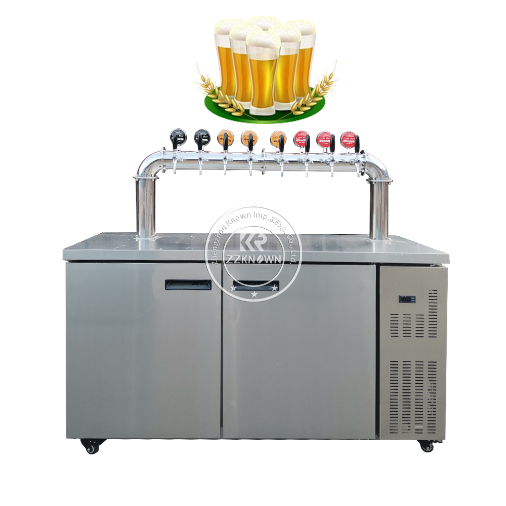 2024 Customs Logo Drink Dispensers Beer Tap 1.5L 3L Beer Tower With Ice Tube Faucets Water Beer Machines Dispenser