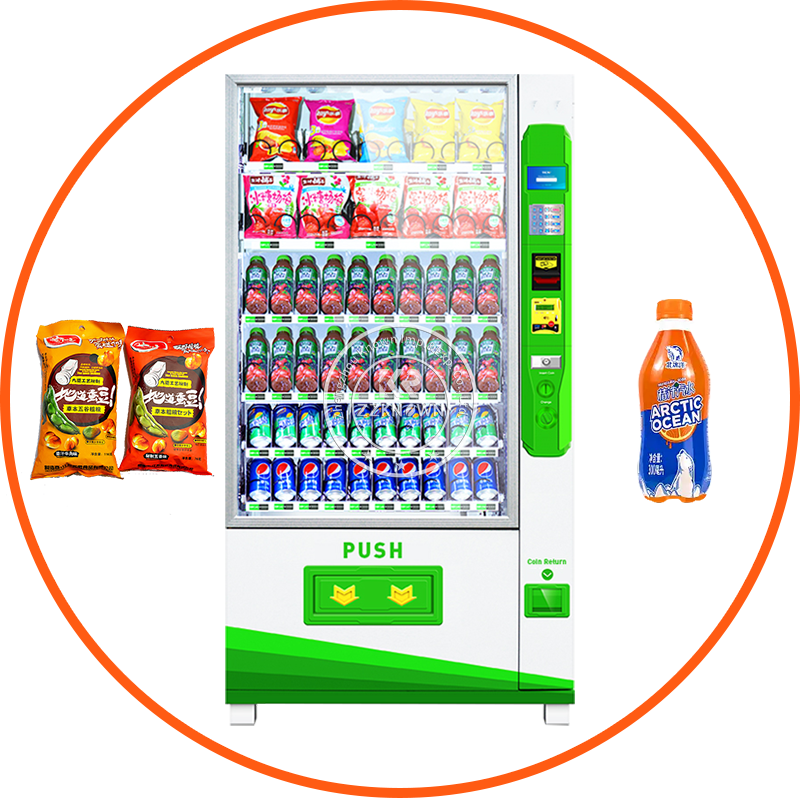 Purified Water Vending Machine  Portable Vendor Machine Cold Drink Vending Machine for Sale