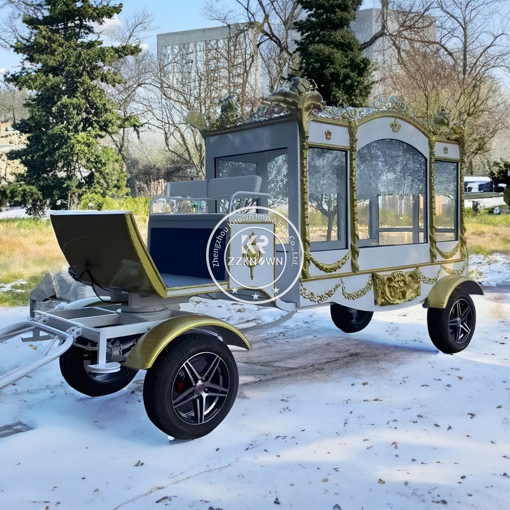 2024 Customized Electric Hearse With High Quality And Low Price High Quality Black Chariot Horse Drawn Hearse For Sale