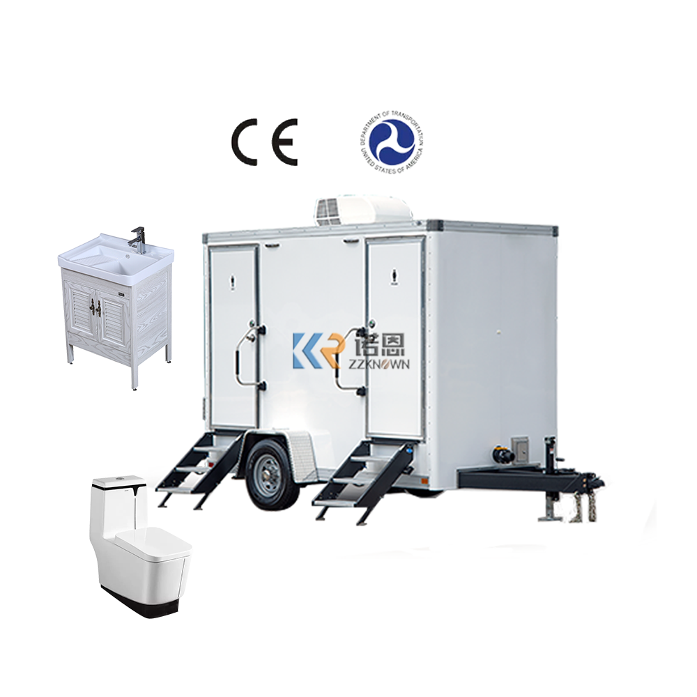 2024 Portable Restroom Toilet Trailers Mobile Portability Toilet For Sale Temporary Toilet Room With Shower