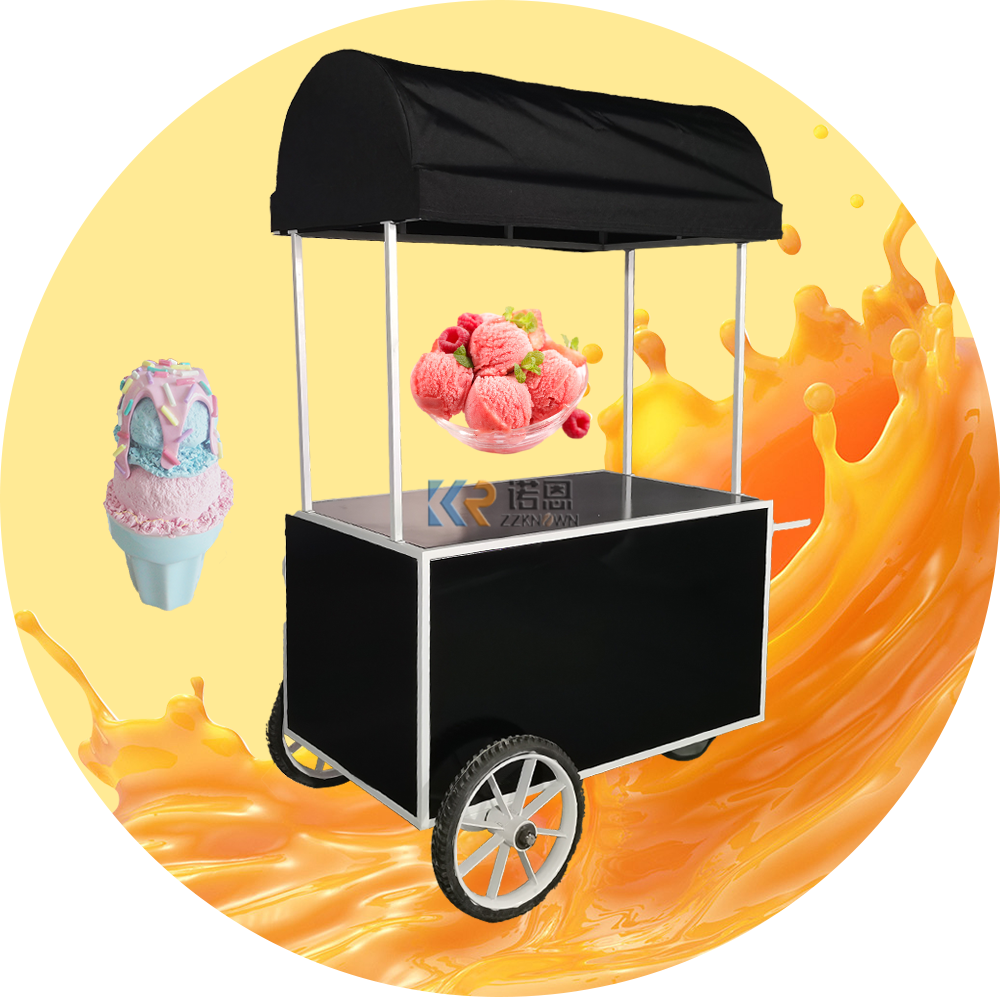 Commercial Hotdog Food Push Cart Foodtruck Catering Concession Ice Cream Food Trucks Trailer With Full Kitchen For Sale