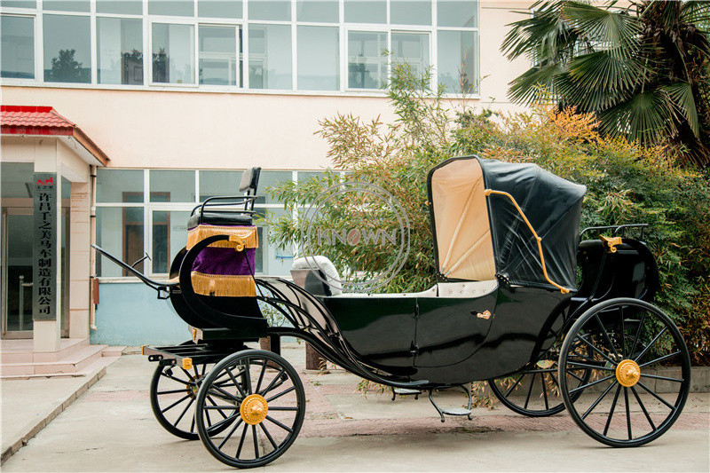 OEM Electric Horse Drawn Carriage Customized Fairy Tale Princess Sightseeing Cart Horse Wagon CE Certification