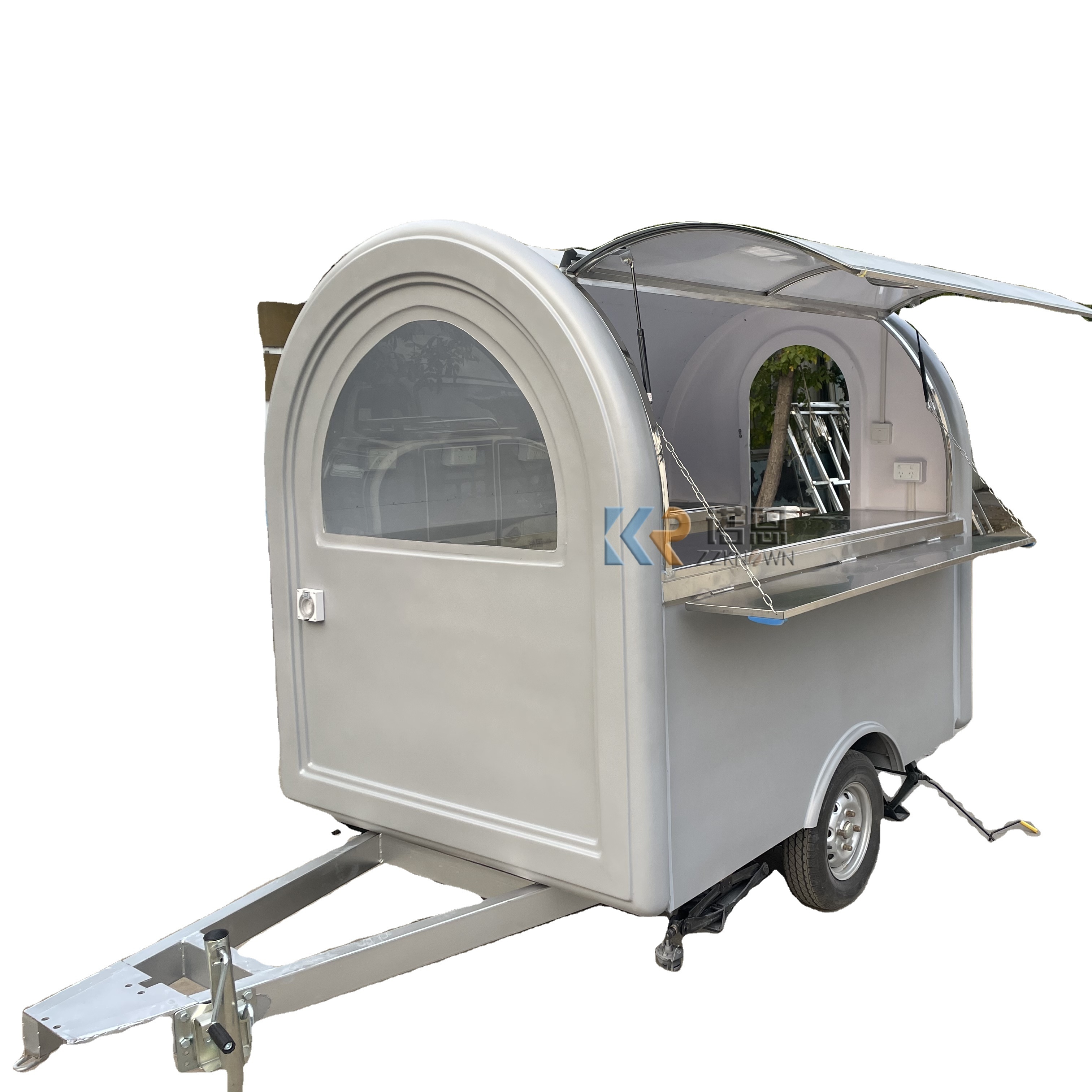 2024 OEM Food Truck Mobile Food Trailer with Four Wheels Coffee Bike Mobile Food Carts CE And DOT Approved