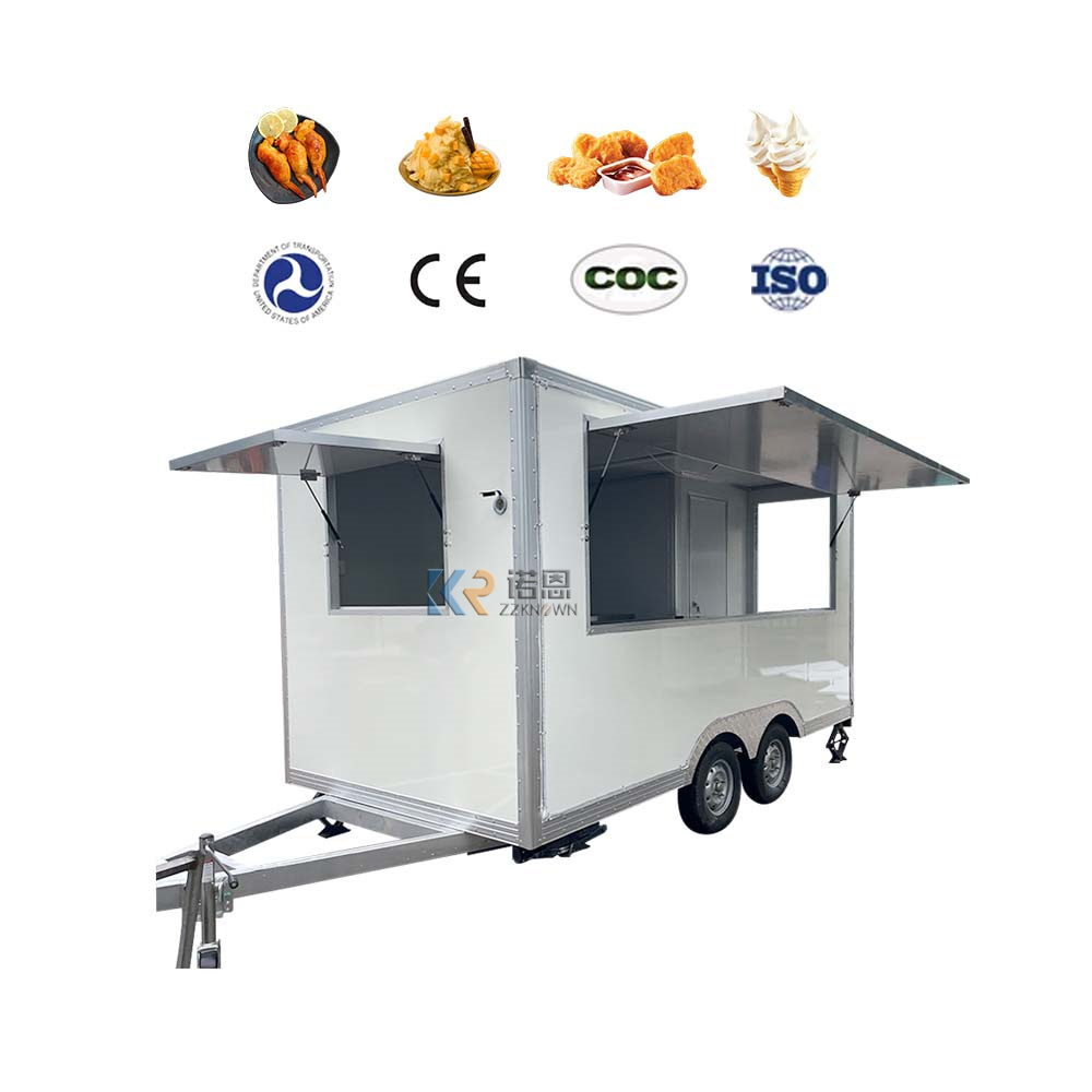 Hot Sale Mobile Bbq Cart Ice Food Trailers For Sale In Philippines Fully Equipped Food Truck With Toilet