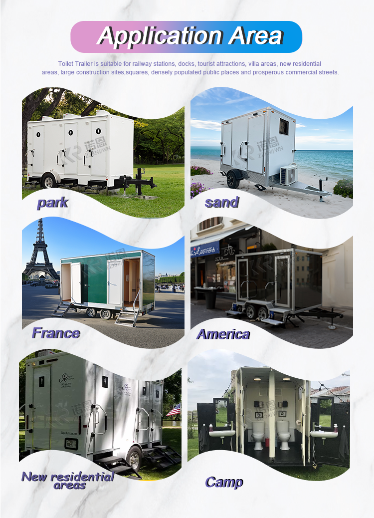 Trailer Prefab Prefabricated Bio Container Showers And Portable Toilet Shower Room House