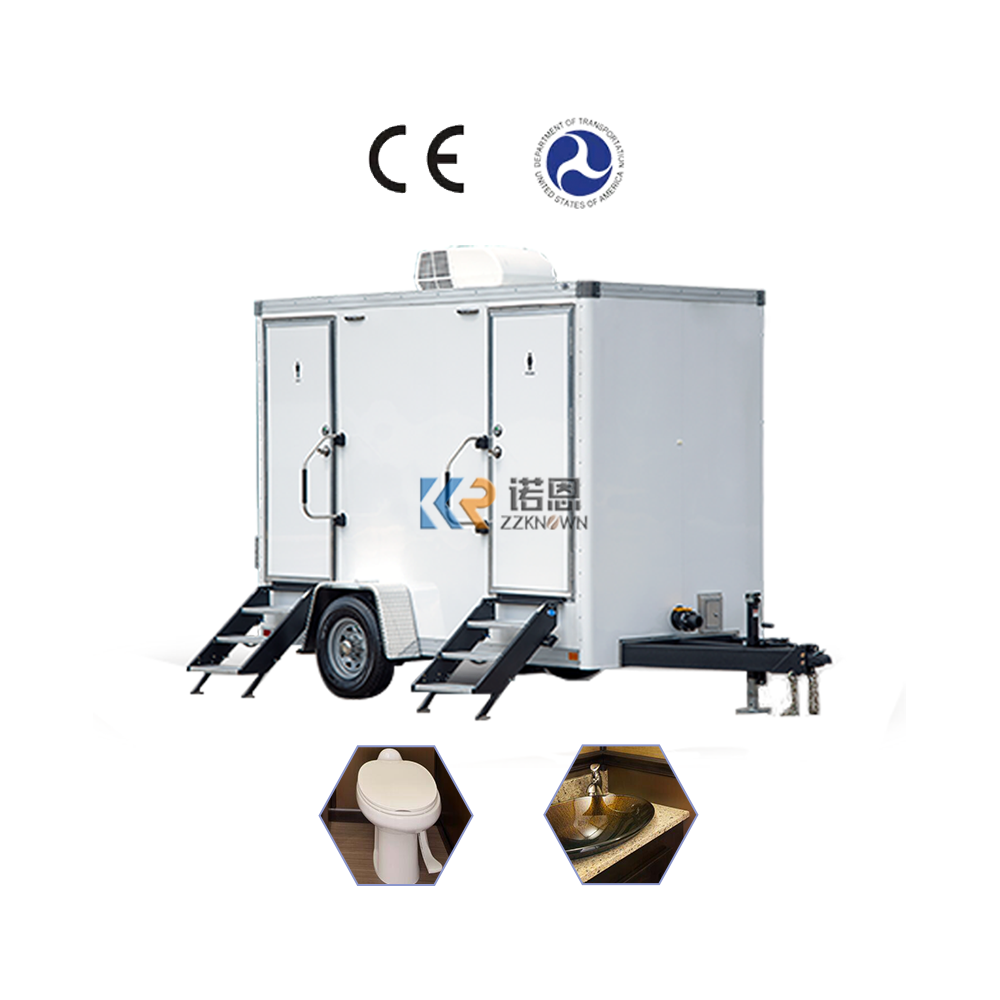 2024 Portable Restroom Toilet Trailers Mobile Portability Toilet For Sale Temporary Toilet Room With Shower