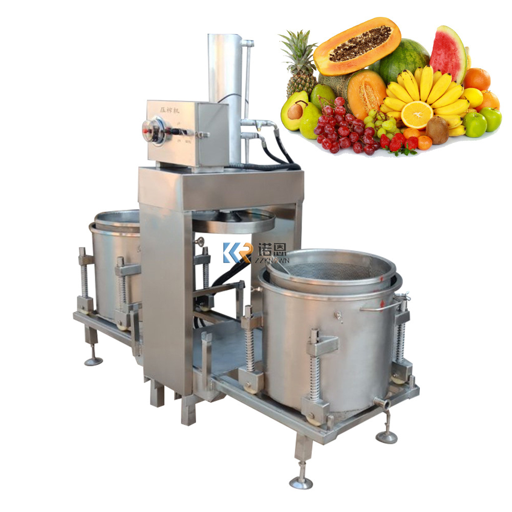 Hydraulic Fruit Vegetable Juice Filter Press Herbal Residue Filter Juicer Extractor Double Barrel Herb Tea Juicing Machine