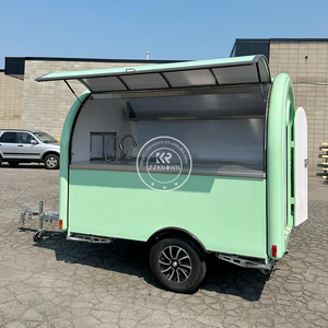 2024 Custom Outdoor Street Fast Food Concession Food Trailer Mobile Ice Cream Food Truck