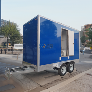 2024 Mobile Toilet Trailer On Wheel For Park Mobile Portable Toilet With Trailer Truck With Clean And Waste Tank