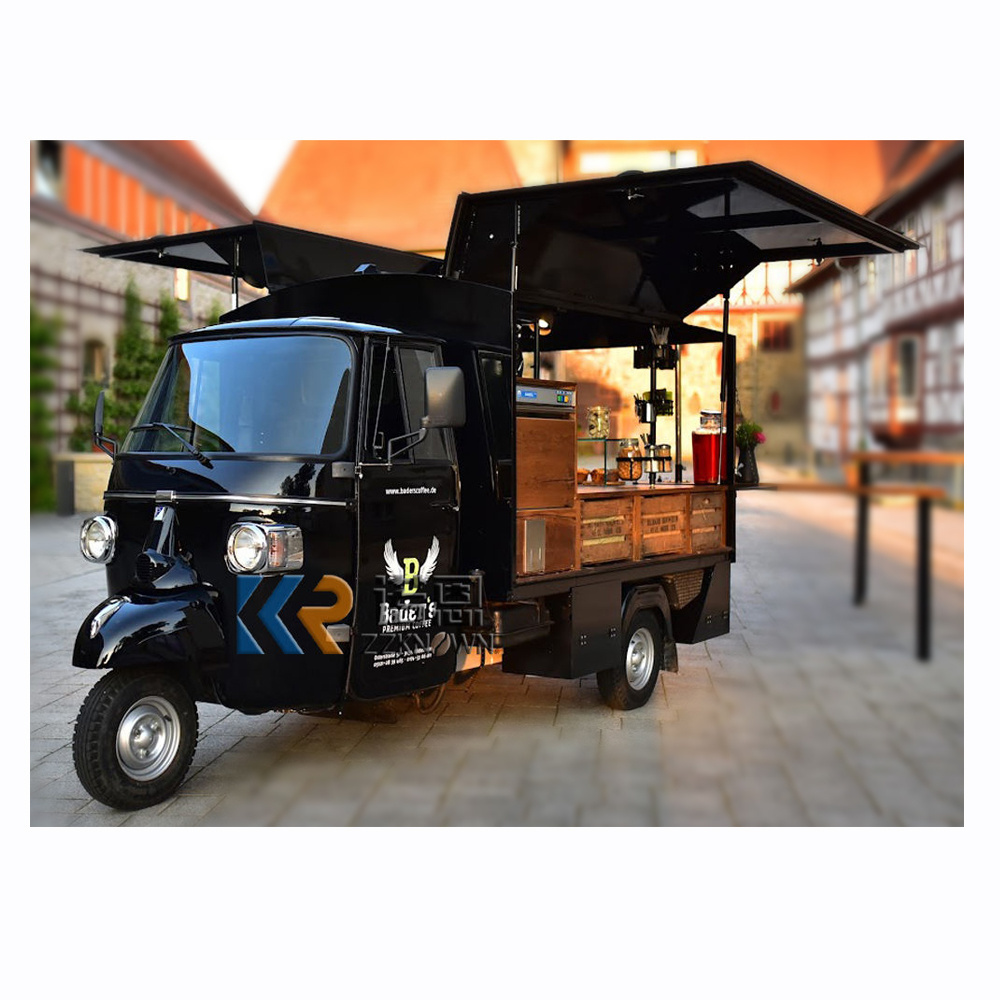 Ice Cream Food Cart Electric Tricycle Tuk Hot Dog Machine Kiosk Mobile Beer Bar Juice Car Breakfast Food Truck  for sale