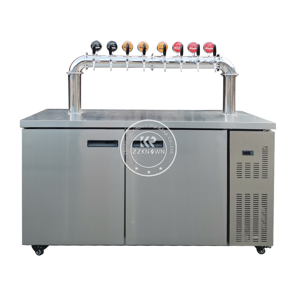 2024 Customs Logo Drink Dispensers Beer Tap 1.5L 3L Beer Tower With Ice Tube Faucets Water Beer Machines Dispenser