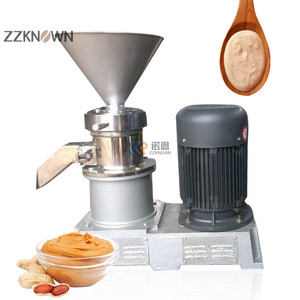 Vertical Type Colloid Mill Stainless Steel Peanut Butter Making Machine Commercial Nut Grinder Tomato Paste