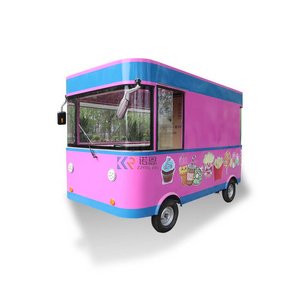 Street Fast Food Trucks Mobile Food Trailer for Sale Breakfast/Snack/Ice Cream Shop Kitchen Equipment