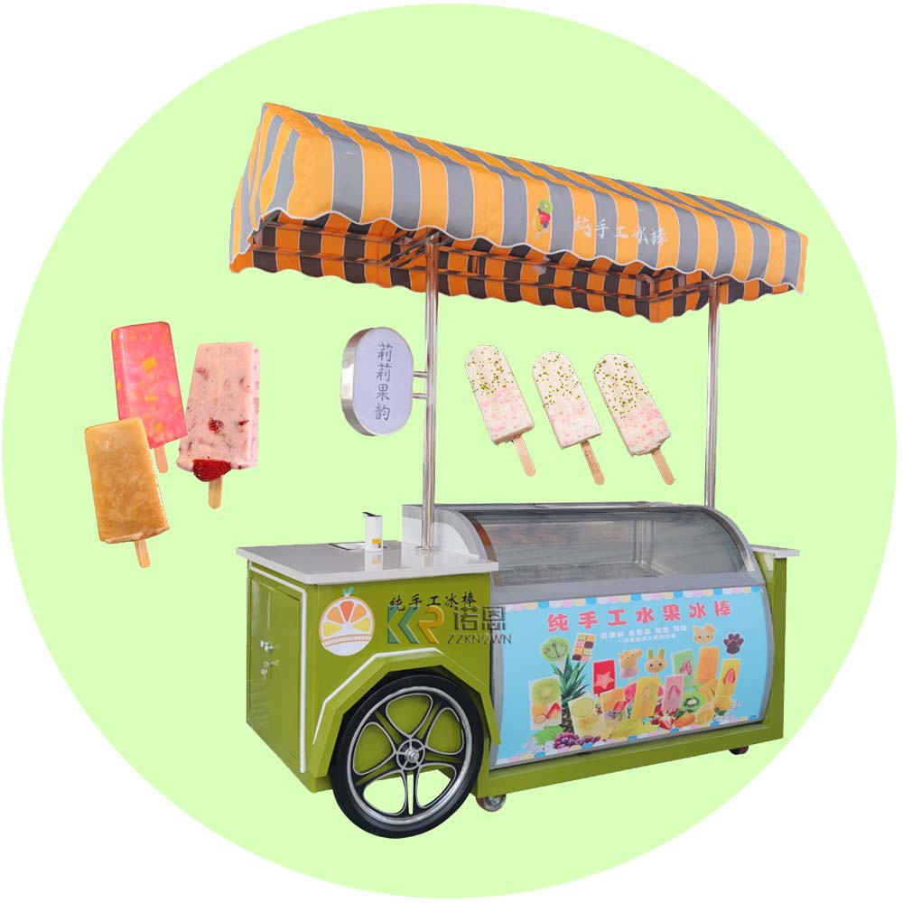 2024 Ice Cream Pastry Cabinet Manufacturers Snack Trailer Manufacture Ice Cream Car Europe Popsicle Vending Van for Sale