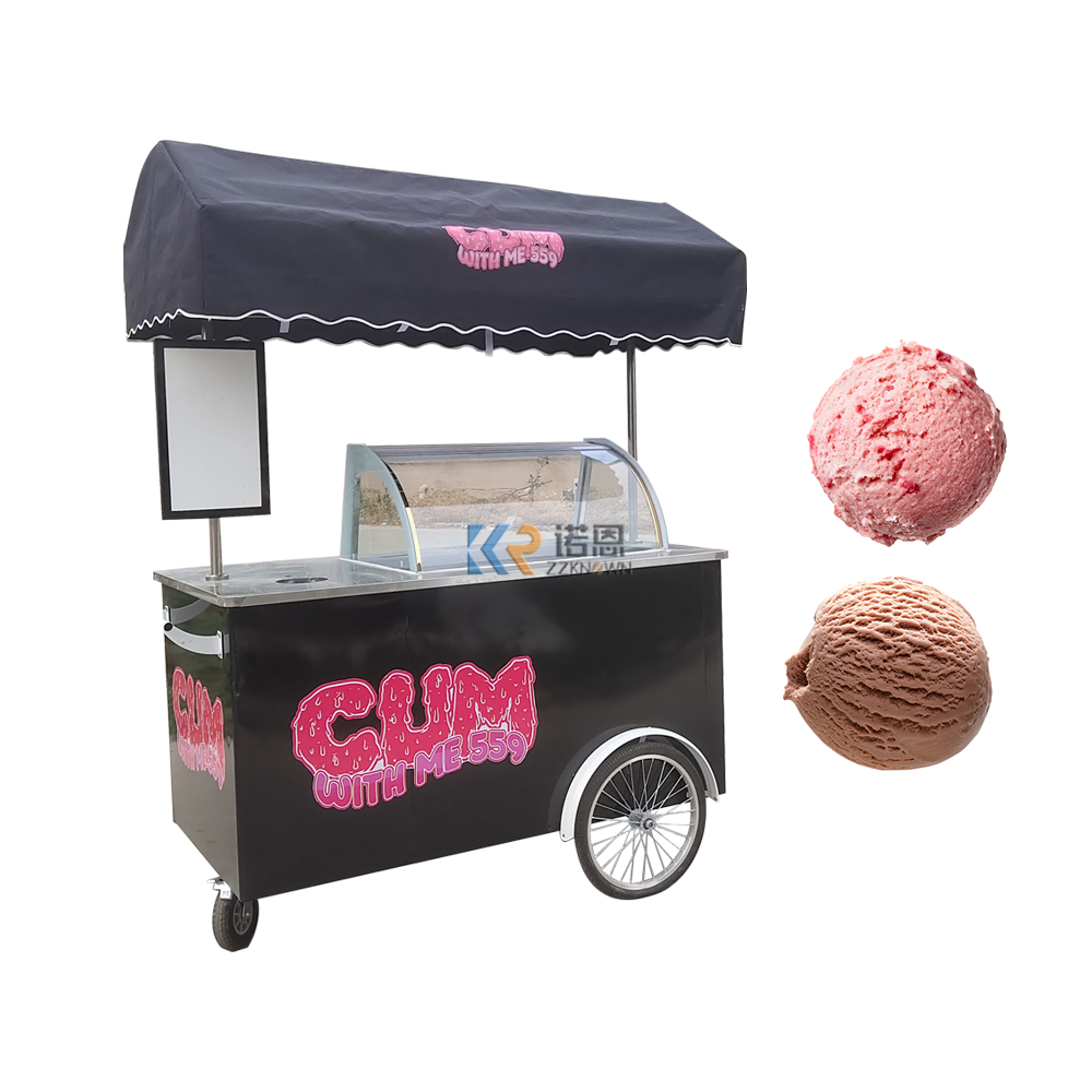 2024 Fast Delivery Mobile Cart Food Kiosk For Sale Food Trailer Ice Cream Cart For Sale