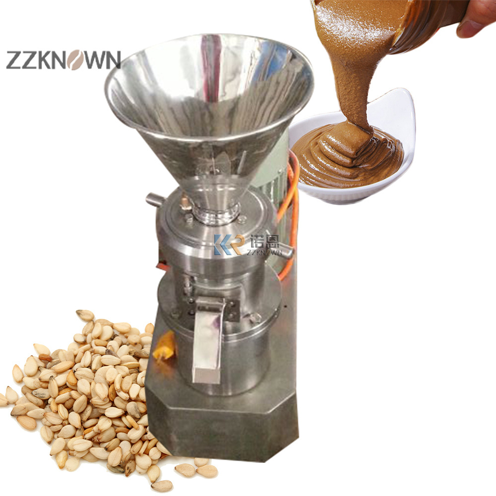 Vertical Type Colloid Mill Stainless Steel Peanut Butter Making Machine Commercial Nut Grinder Tomato Paste