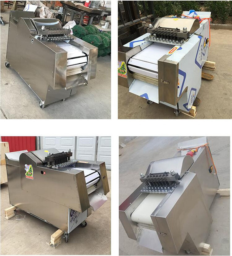 Electric Commercial Meat Cutting Machine Frozen Beef Cube Chicken Bone Saw Cutter for Sale