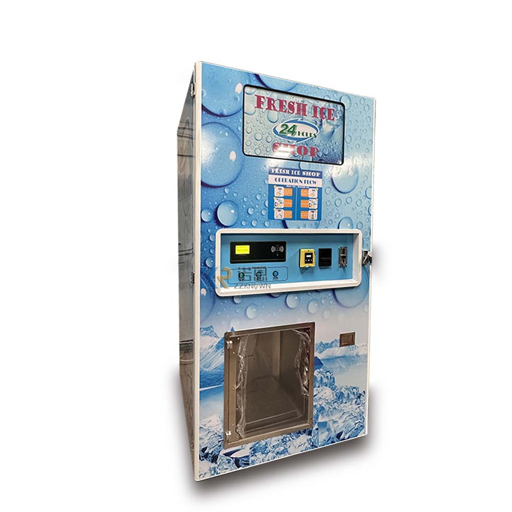 2024 New Arrival 24h Self Service Outdoor Ice Making and Vending Machine For Sale Ice Cube Vending Machine