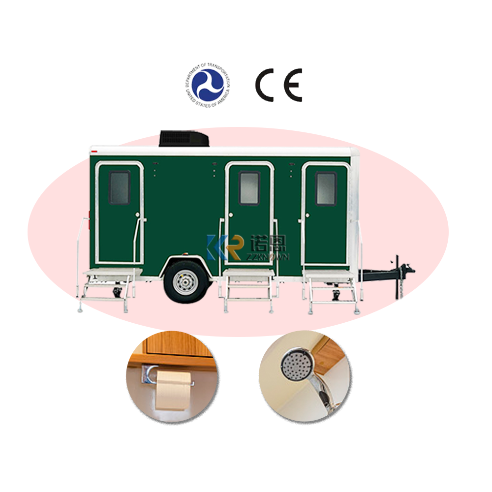 Restroom Toilets and Shower Outdoor Bathroom Trailer Toilet Mobile Portable Toilet or Trailer For Sale