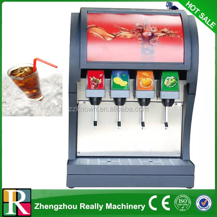 OEM 4 Pump Beverage Dispenser Powder Dispensing Machine Soda Post Mix Soda Fountain Dispenser