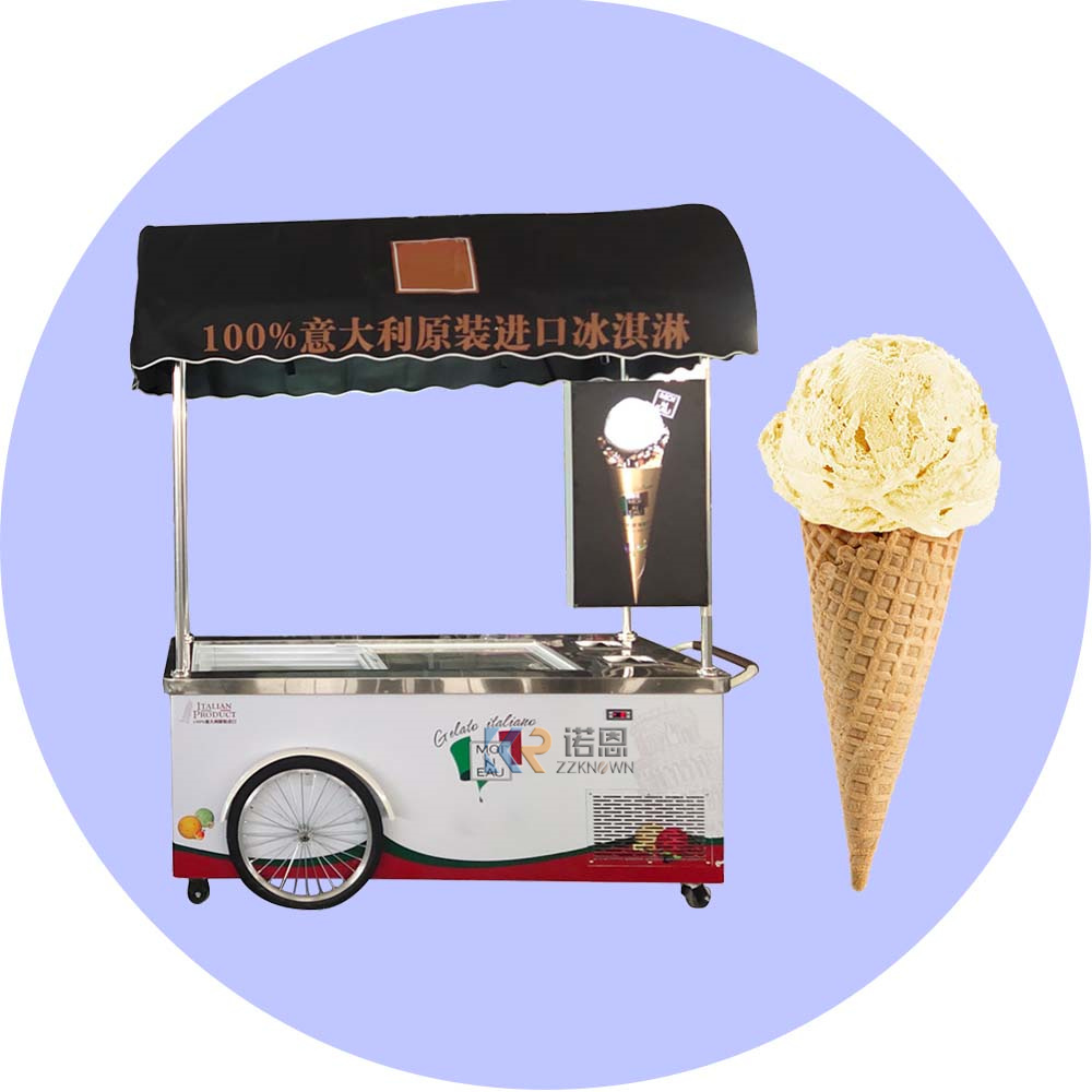 2024 Australian Standard Used Cute Food Vendor Carts Ice Cream Shawarma Food Cart For Sale