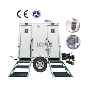 2024 Portable Restroom Toilet Trailers Mobile Portability Plastic Toilet For Sale Temporary Toilet Room With Shower